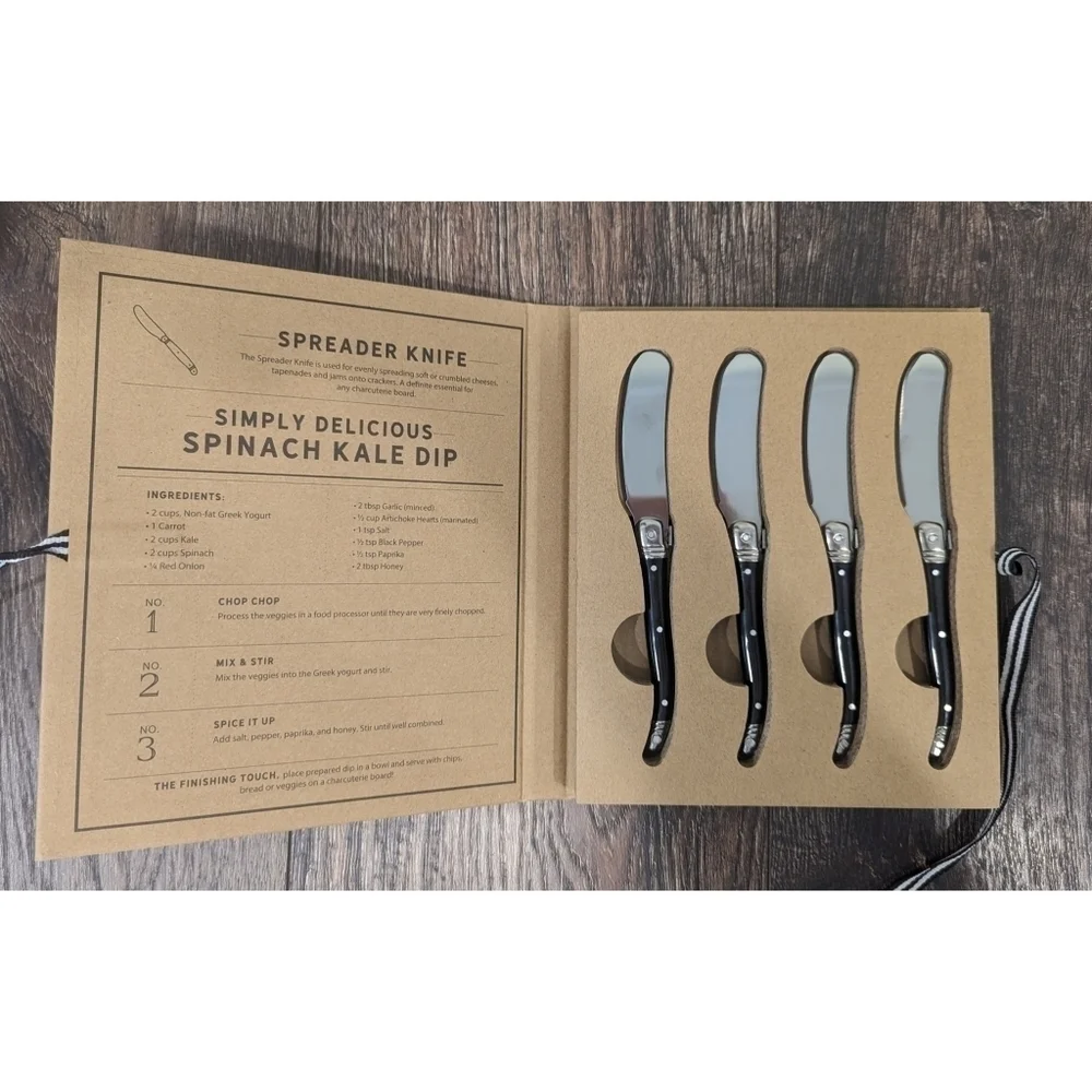 NWOT Tablesugar Brand Charcuterie Spreaders Gift Box